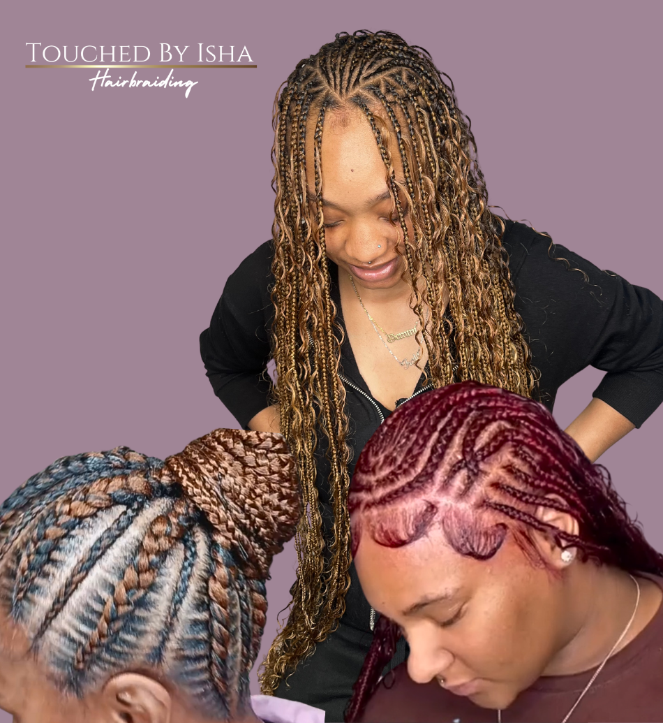 Cornrows, African hair braiding, Baltimore braider, dmv braider